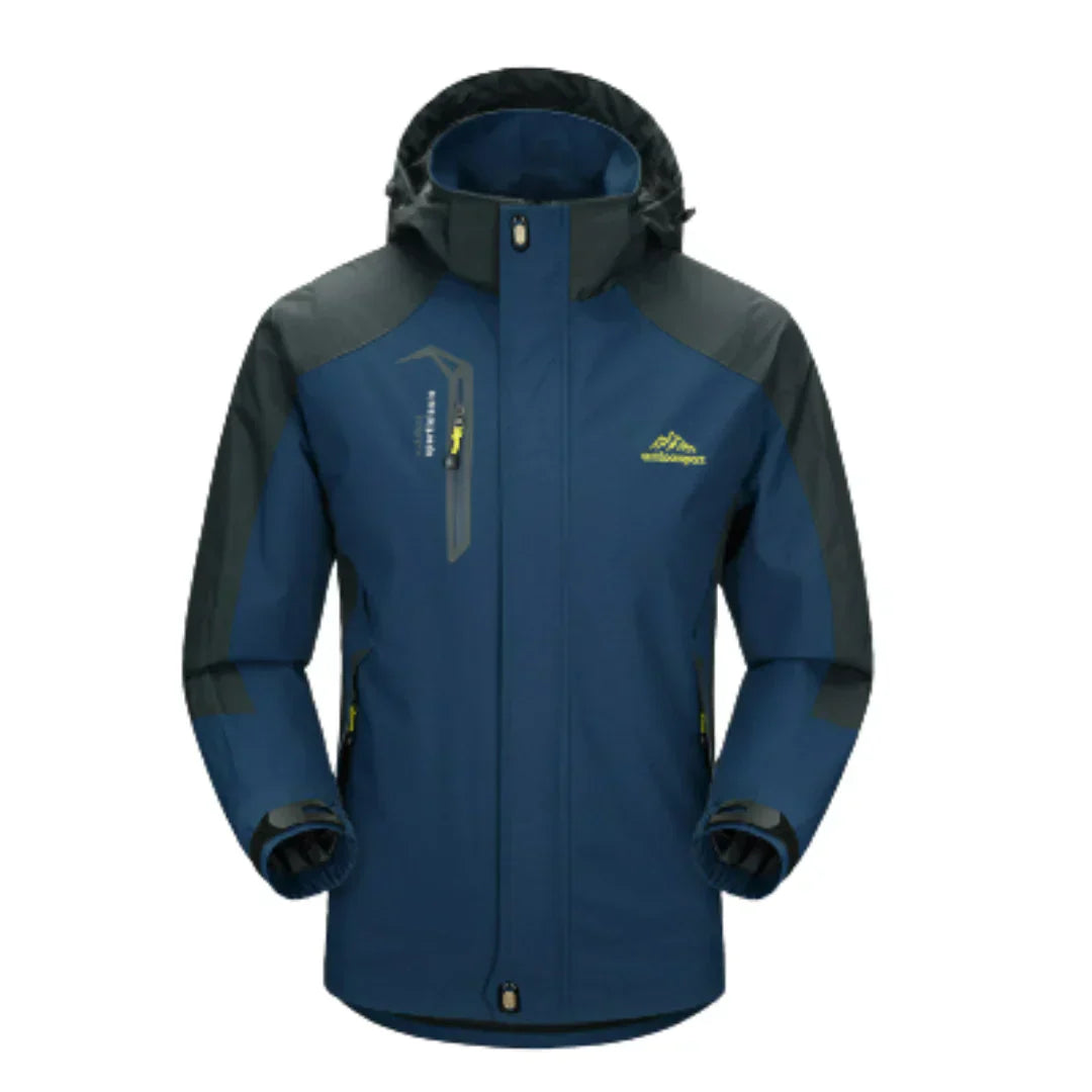 Herren outdoor-winterjacke mit kapuze – wetterbeständig & warm