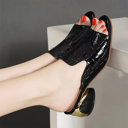 Schwarze Elegante Sandalen - Sofia
