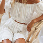 Weißes Off-Shoulder Set - Emma