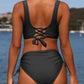 Giulia - Rotes Raffiniertes Bikini-Set
