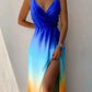 Mila - elegantes maxikleid mit reißverschluss an der seite