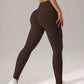 Cremefarbene Strick-Leggings - Damen Lara