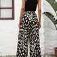 Ledi - jumpsuit mit leopardenmuster und weitem bein
