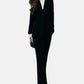 Eleganter hosenanzug mit tailliertem blazer