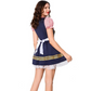 Aphrodite | dirndl kleid mit rüschenärmeln und zierschürze für frauen