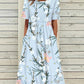 Bedrucktes-kleid-mit-kurzen-armeln-Leana