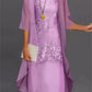 Zweiteiliges Chiffonkleid - Roma