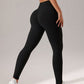 Cremefarbene Strick-Leggings - Damen Lara