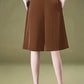 Elegante Braune Shorts mit Knöpfen - Nora