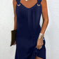 Zanda's - armelloses tank-kleid in uni-farbe