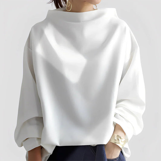 Eleganter rollkragenpullover von romayne – damen