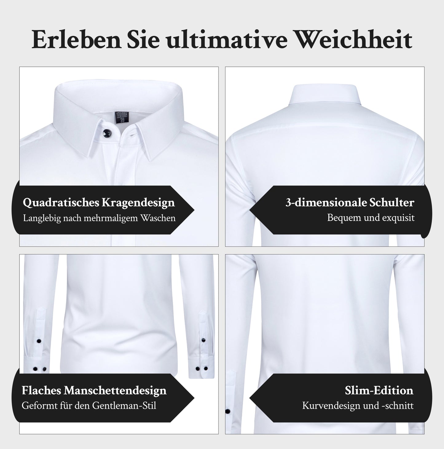 Teddy stretch anti-falten-Hemd