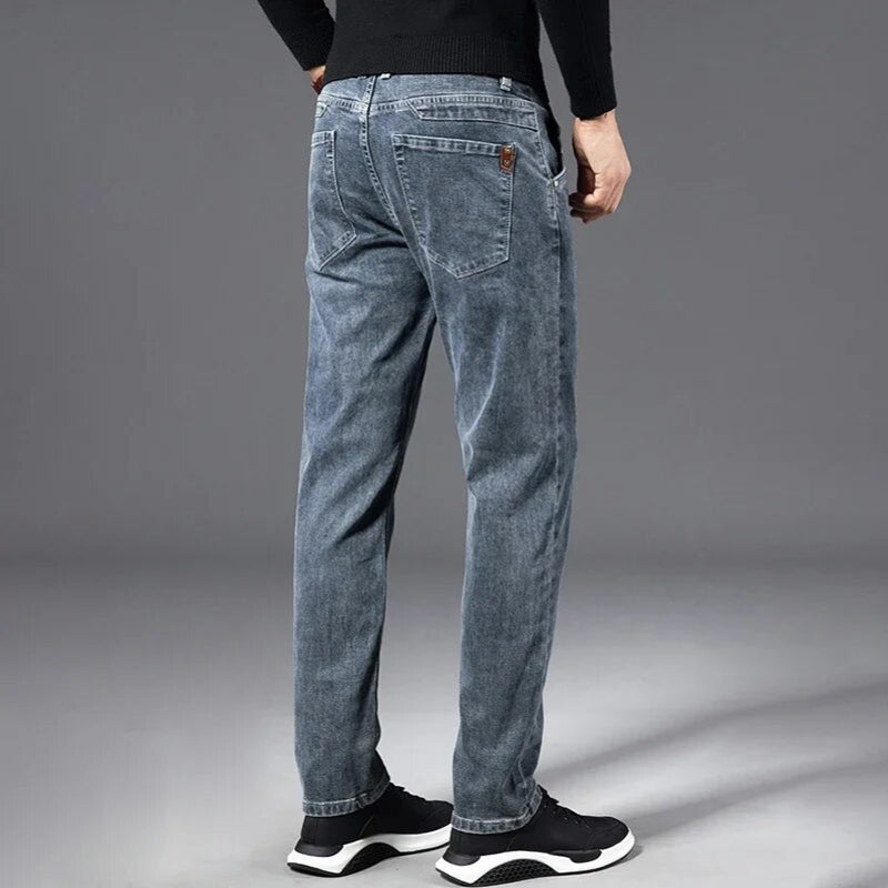 Dehnbare Denim Jeans - Vintage Blau - Max