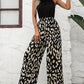 Ledi - jumpsuit mit leopardenmuster und weitem bein