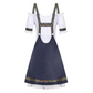 Elektra | dirndl kleid mit stickborten und herzausschnitt für frauen