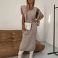 Elegant harmony - set midikleid mit rollkragen