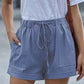 Lässige Grüne Shorts mit Kordelzug - Emily