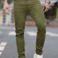 Olive Slim Fit Jeans - Lukas