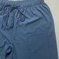 Weite blaue Hose mit Taschen und Kordelzug - Mia