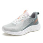 Elena - Dynamische Grau-Orange Laufschuhe