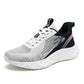 Elena - Dynamische Grau-Orange Laufschuhe
