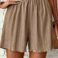 Schwarze Plissee Shorts - Lara