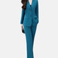 Eleganter hosenanzug mit tailliertem blazer