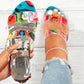 Bunte Sandalen mit Blockabsatz - Aurora