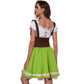 Contessa | dirndl kleid mit schnürmieder und kontrastsaum für frauen