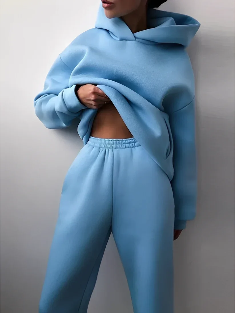 Jasmine jogginganzug mit kapuze – damen