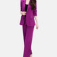 Eleganter hosenanzug mit tailliertem blazer