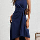 Nomi - dunkelblaues ärmelloses midikleid