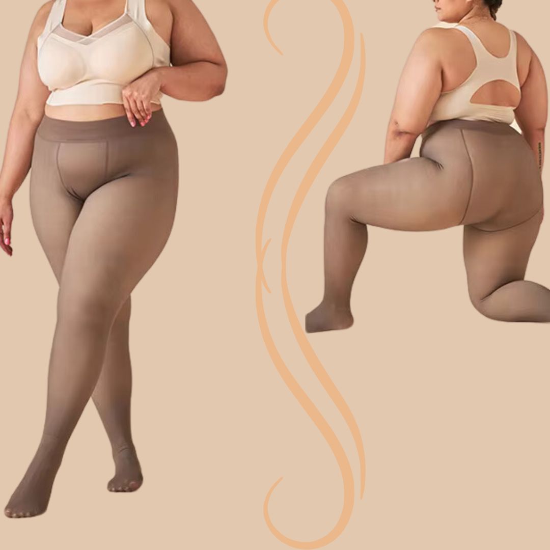 Schwarze Elegante Warme Strumpfhose für Damen – Clara