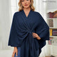 Eleganter Wickelponcho Ivory Weiß - Clara