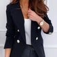 Helena – zweireihiger blazer mit tailliertem schnitt und reverskragen