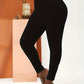 Schwarze High-Waist-Leggings mit Shaping-Effekt und Stretch - Lena