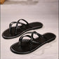 Schwarze Flip Flop - Lea
