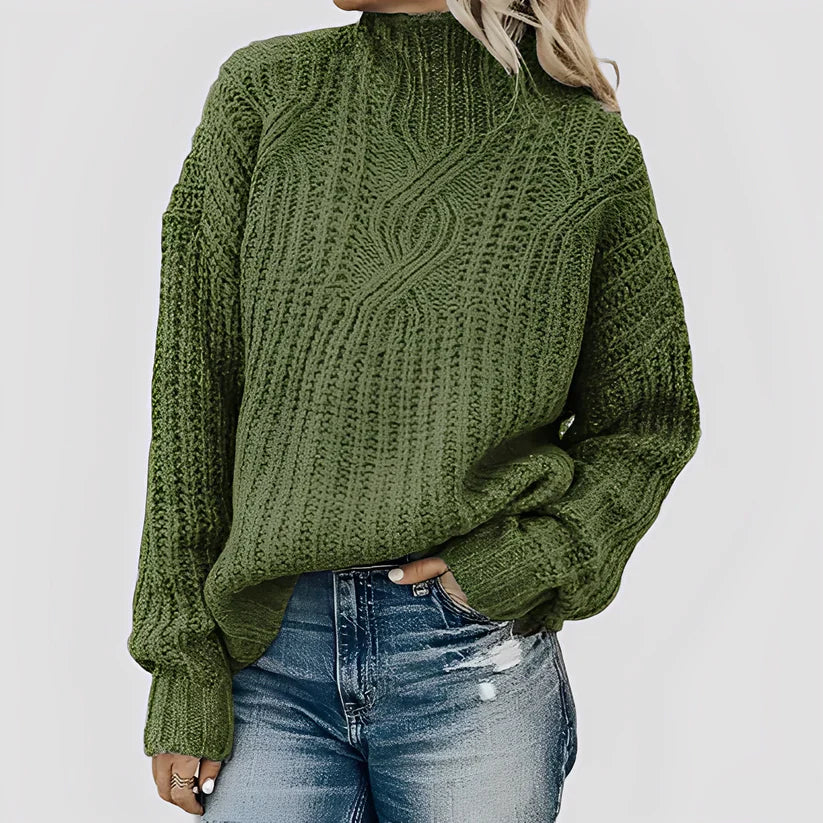 Julianne stylischer, warmer strickpullover – damen
