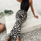 Ledi - jumpsuit mit leopardenmuster und weitem bein