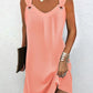 Zanda's - armelloses tank-kleid in uni-farbe