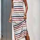 Gestreiftes Kleid Mehrfarbig - Clara