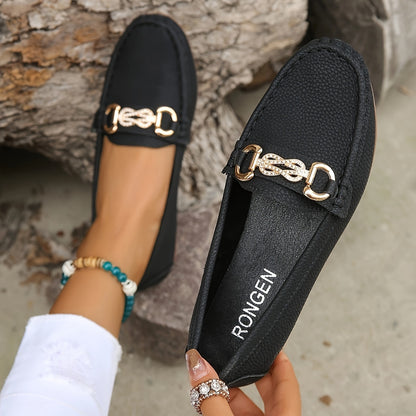 Schwarze Loafers - Julia