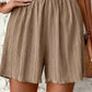 Schwarze Plissee-Shorts mit Hohem Bund - Alina