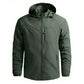 Herren outdoor-softshelljacke mit kapuze – wetterfest & flexibel