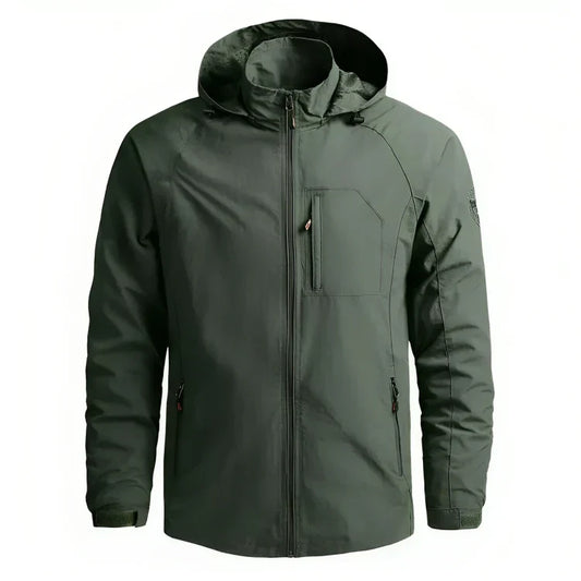 Herren outdoor-softshelljacke mit kapuze – wetterfest & flexibel