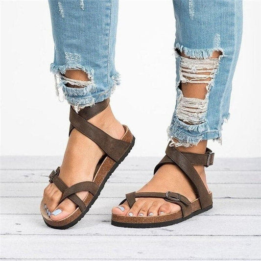 Leonora – elegante sandalen mit lederriemen