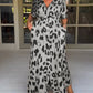 Leoparden-Muster Maxikleid - Camille