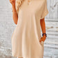 Schwarzes T-Shirt Kleid - Lea