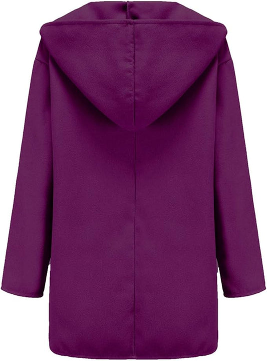 Damen winter-trenchcoat lang – eleganter mantel für kalte tage