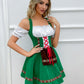 Grünes Fit-and-Flare Dirndlkleid - Lena